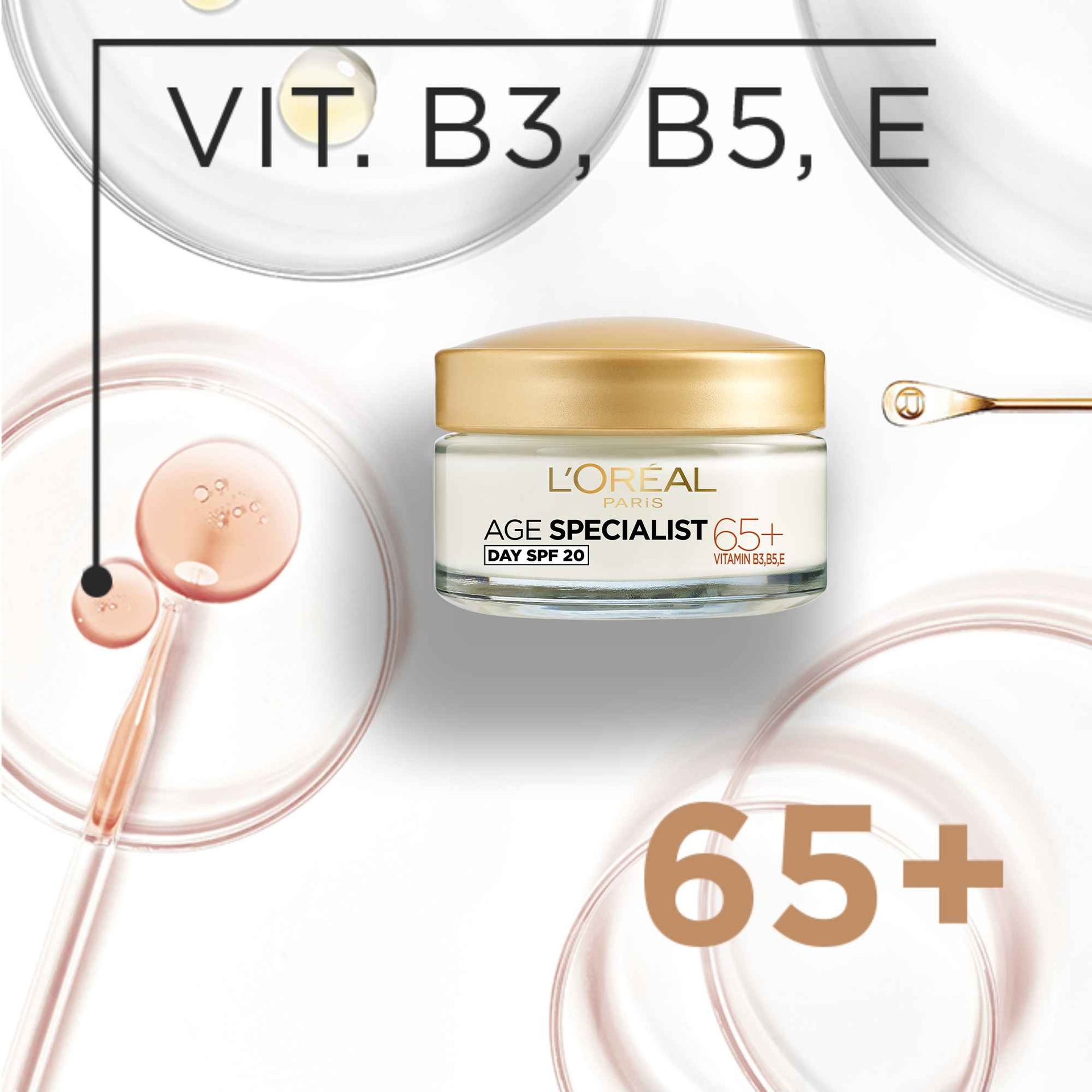 crema antirid hidratanta de zi age specialist 55+ peptide